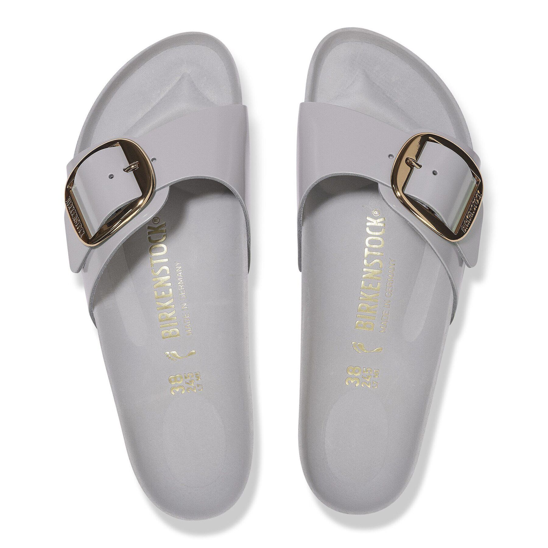 Alternative view of Madrid Big Buckle Natural Leather Patent