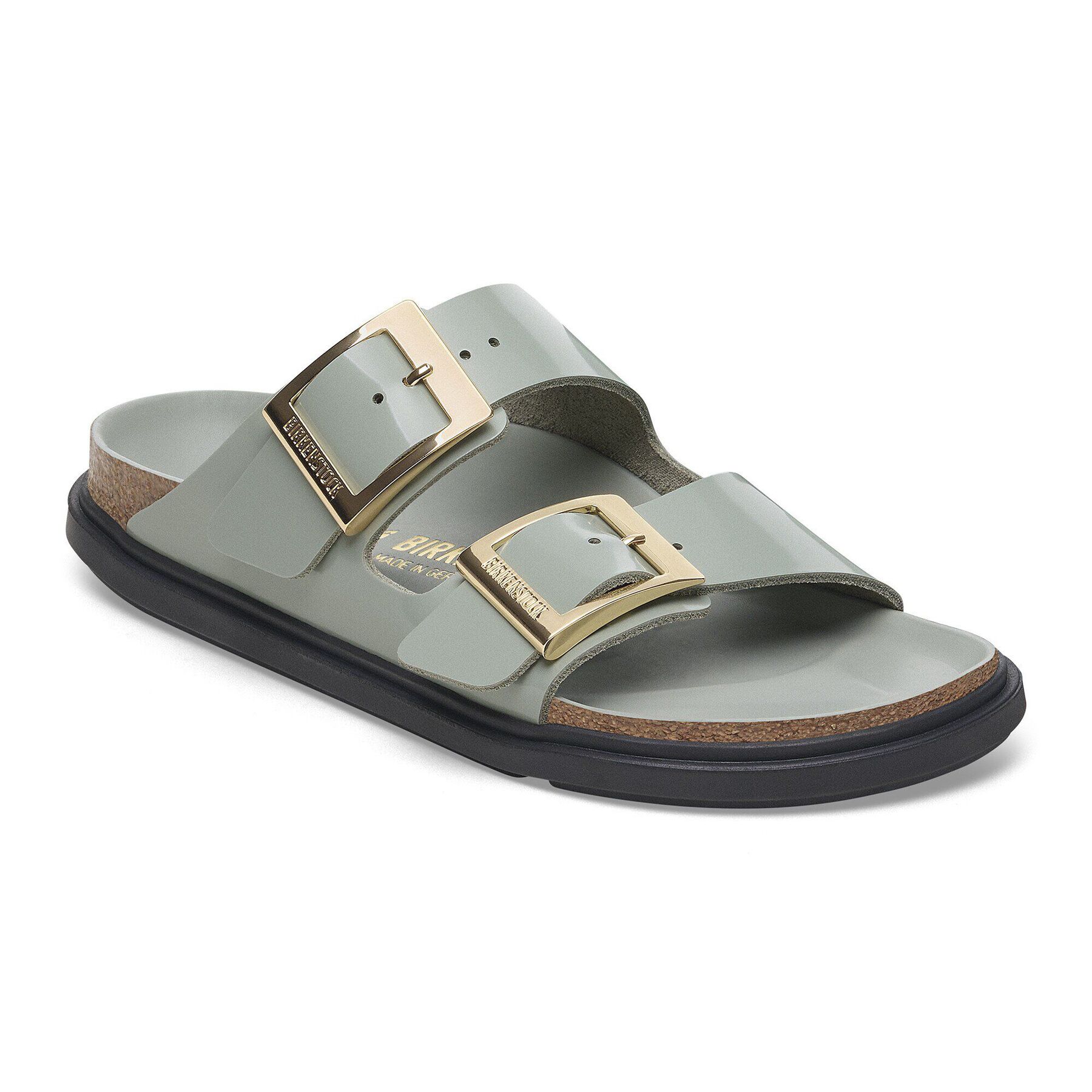 Arizona Droplet Buckle Natural Leather Patent