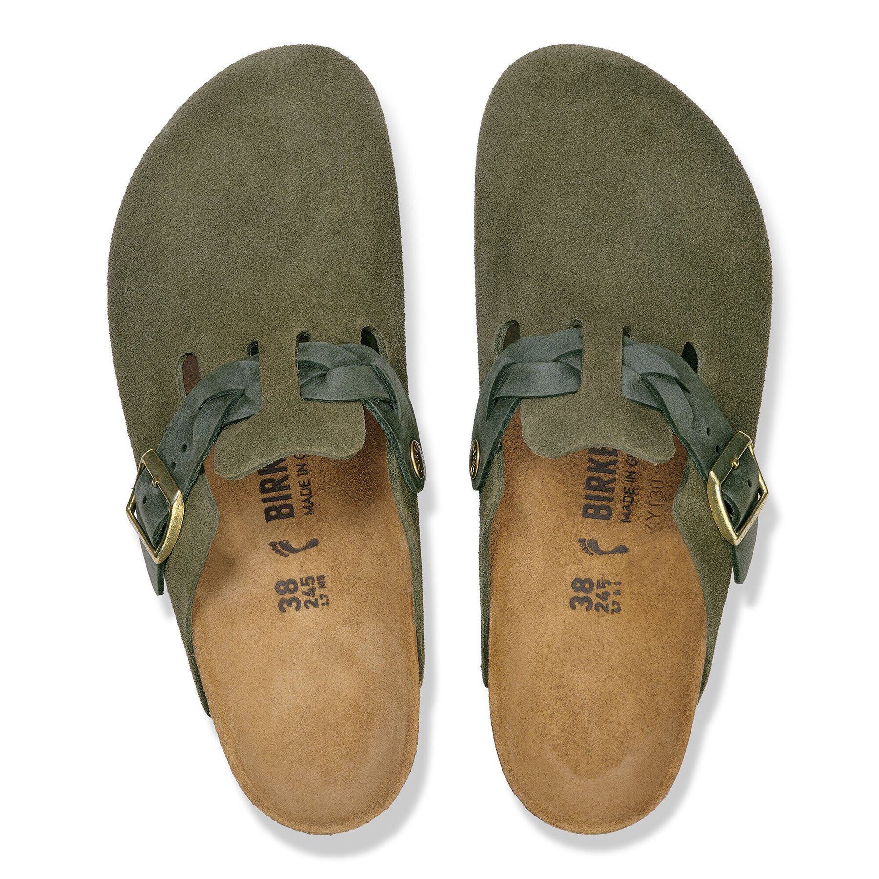 Alternative view of Boston Braided Suede Leather